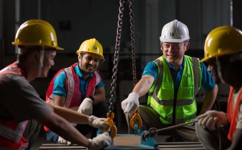 Riggerman and signaler training course images for Bok Seng's marketing material — singapore commercial photographer, corporate photographer singapore