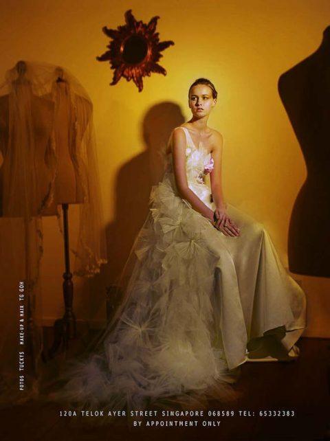 Fashion portrait photography, Editorial fashion photography for a bridal boutique, Tuckys Photography — fashion portrait photographer singapore, fashion photography singapore