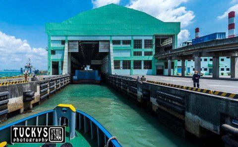 Architecture photography for Tuas Marine transfer building, by Tuckys — industrial photographer singapore, waste management photography singapore