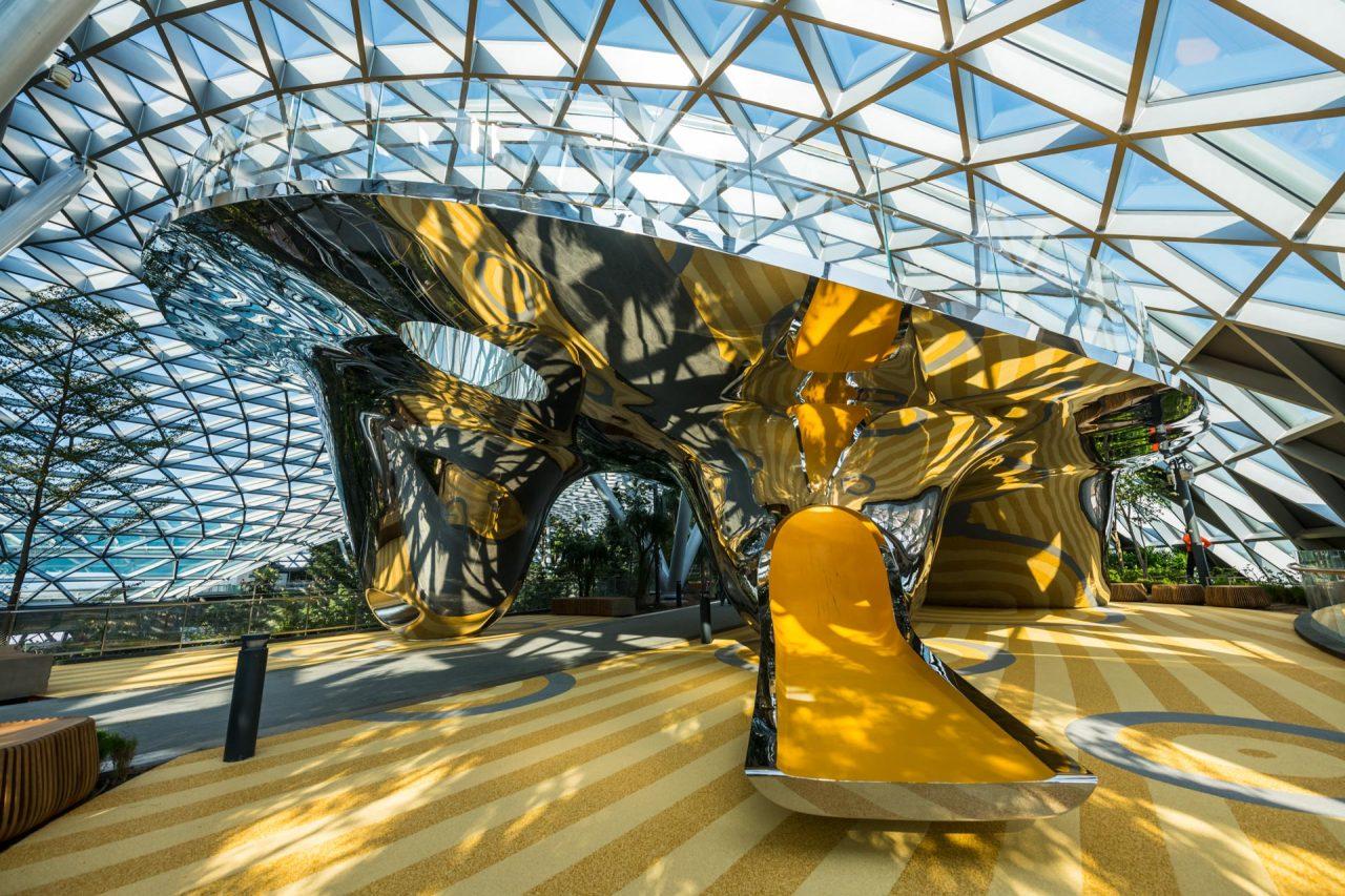 Architecture photography for playground at Jewel in changi Airport