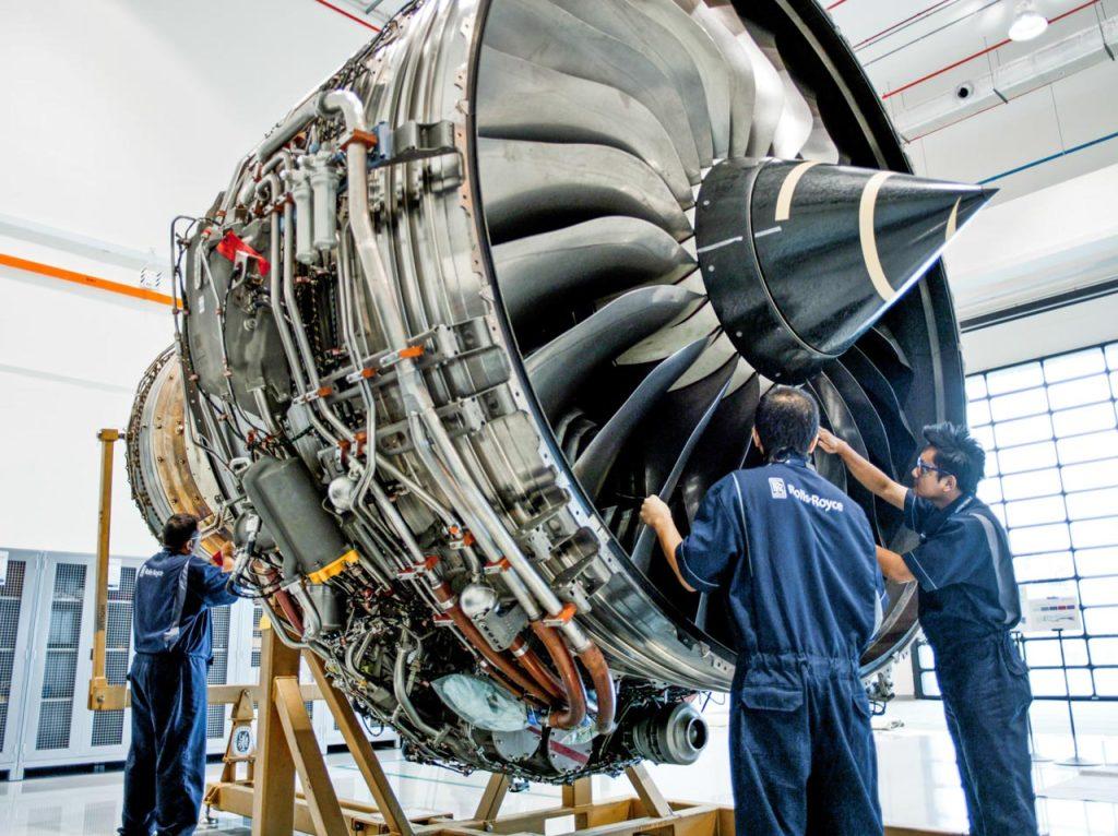 Commercial industrial photography for Rolls-Royce at the Seletar Aerospace hub — industrial photographer singapore, factory photography singapore