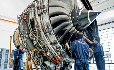 Commercial industrial photography for Rolls-Royce at the Seletar Aerospace hub — industrial photographer singapore, factory photography singapore