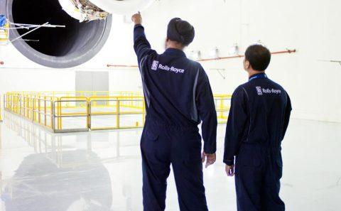 Rolls-Royce aerospace engineer at work, industrial photography Singapore by Tuckys Photography — industrial portrait photographer singapore, men at work photography singapore