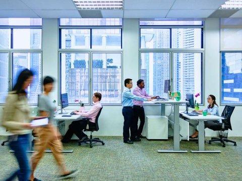 Advertising portrait photography for commercial shoot on location with studio lightings — corporate portrait photographer singapore