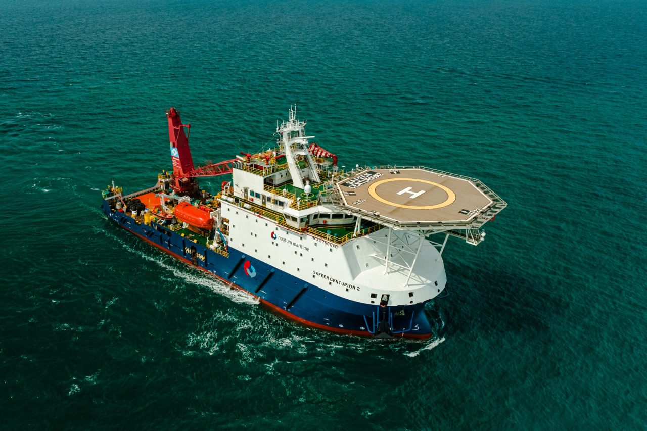 Maritime photography and videography for offshore vessel, safeen centurion 2